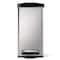 Simplehuman 10 Liter Profile Step Can, Brushed Stainless Steel with Plastic Lid CW1180 - alternate 7